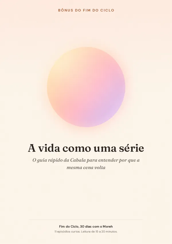 Capa do e-book "A vida como uma série"