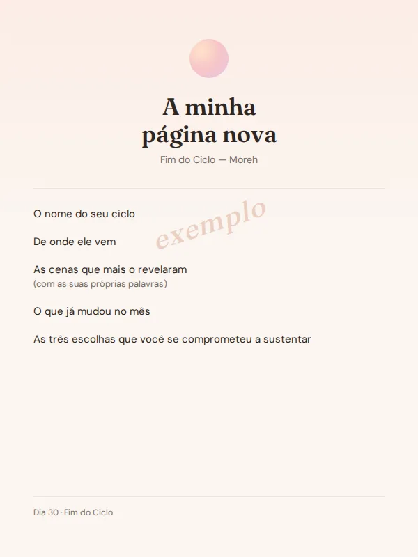 Exemplo da capa do PDF "A minha página nova"