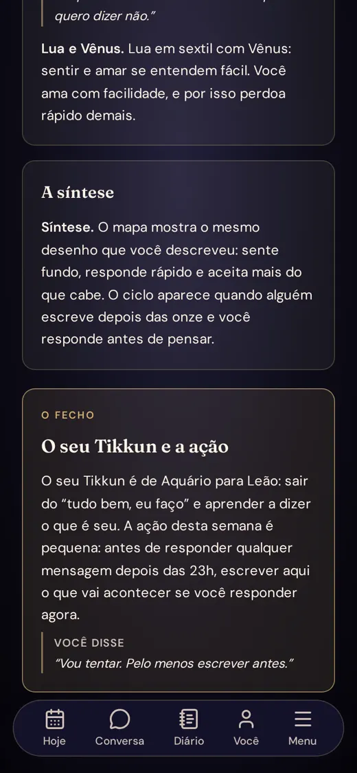 Fecho da leitura: o Tikkun e a ação da semana
